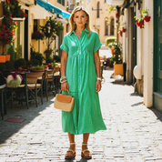 Women’s Lightweight Summer Dress | Airy Feminine Beach Dress for Warm Weather